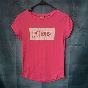 Victoria's Secret Pink T-Shirt - Hot Pink